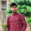 Crimson Matrix Digital Print Cotton Panjabi