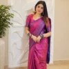Fuchsia Royale Kanjivaram Katan Saree