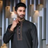 Midnight Noir Luxury Italian Panjabi