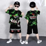 Neon X Splash Kids T-Shirt and Shorts Set