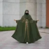 Olive Royale Luxury Persian Abaya Set