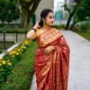Rajkumari Gulnaar Katan Silk Saree