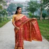 Rajkumari Gulnaar Katan Silk Saree