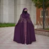 Royal Amethyst Luxury Persian Abaya Set