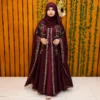 Royal Maroon Dubai Cheri Borka