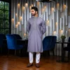 Smoky Lavender Original Pakistani Panjabi
