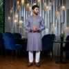 Smoky Lavender Original Pakistani Panjabi